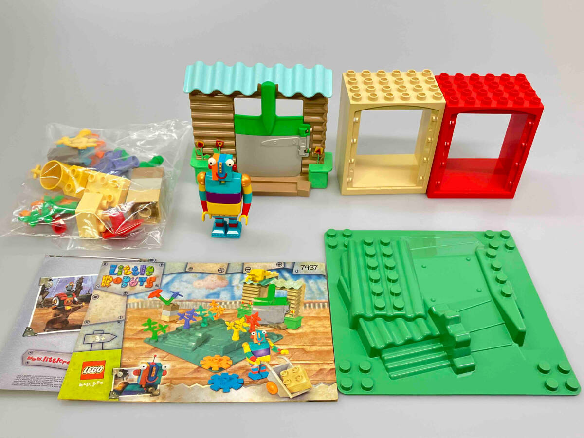 正規品LEGO 7436 7437 7441 3590 レゴデュプロエクスプロア4点セット まとめ売り リトルロボット ブルドーザー 中古の画像4
