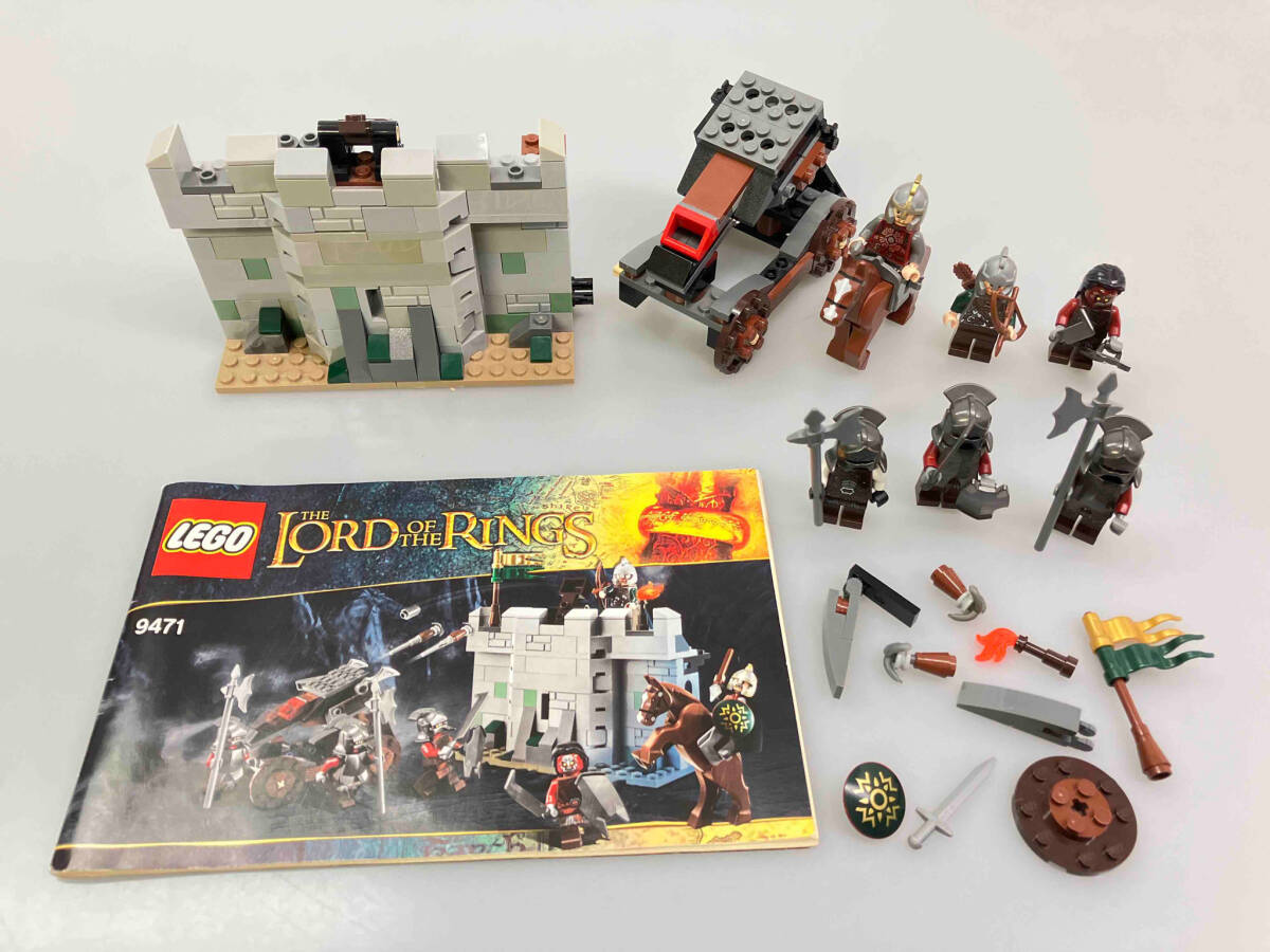 正規品LEGO 9474ヘルムズディープの戦い 9471ウルク=ハイ軍 レゴ ロード・オブ・ザ・リング2点セット まとめ売り 中古の画像7