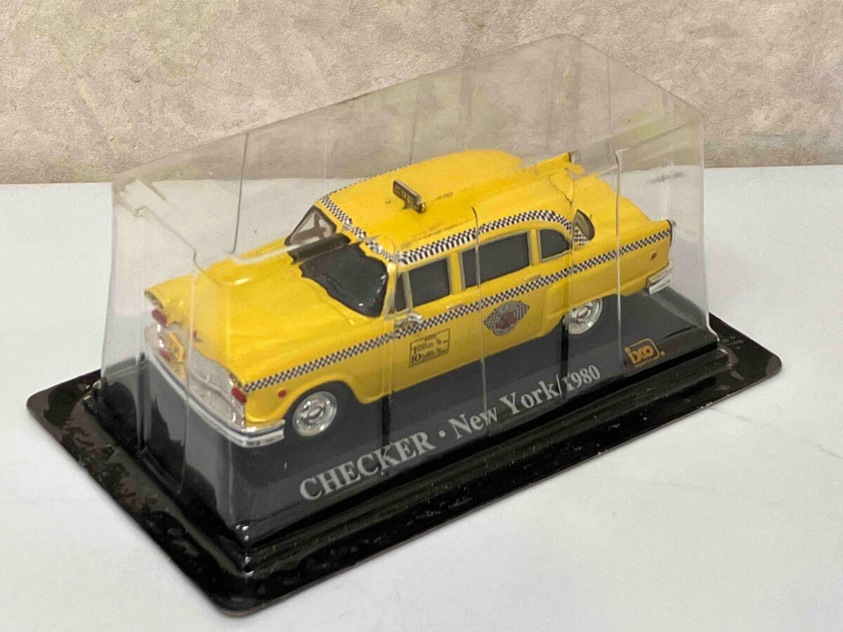 未使用品 ミニカー デアゴスティーニ 世界のタクシーコレクション チェッカーニューヨーク 1980 CHECKER New York 1/43 イクソ ixo_画像1