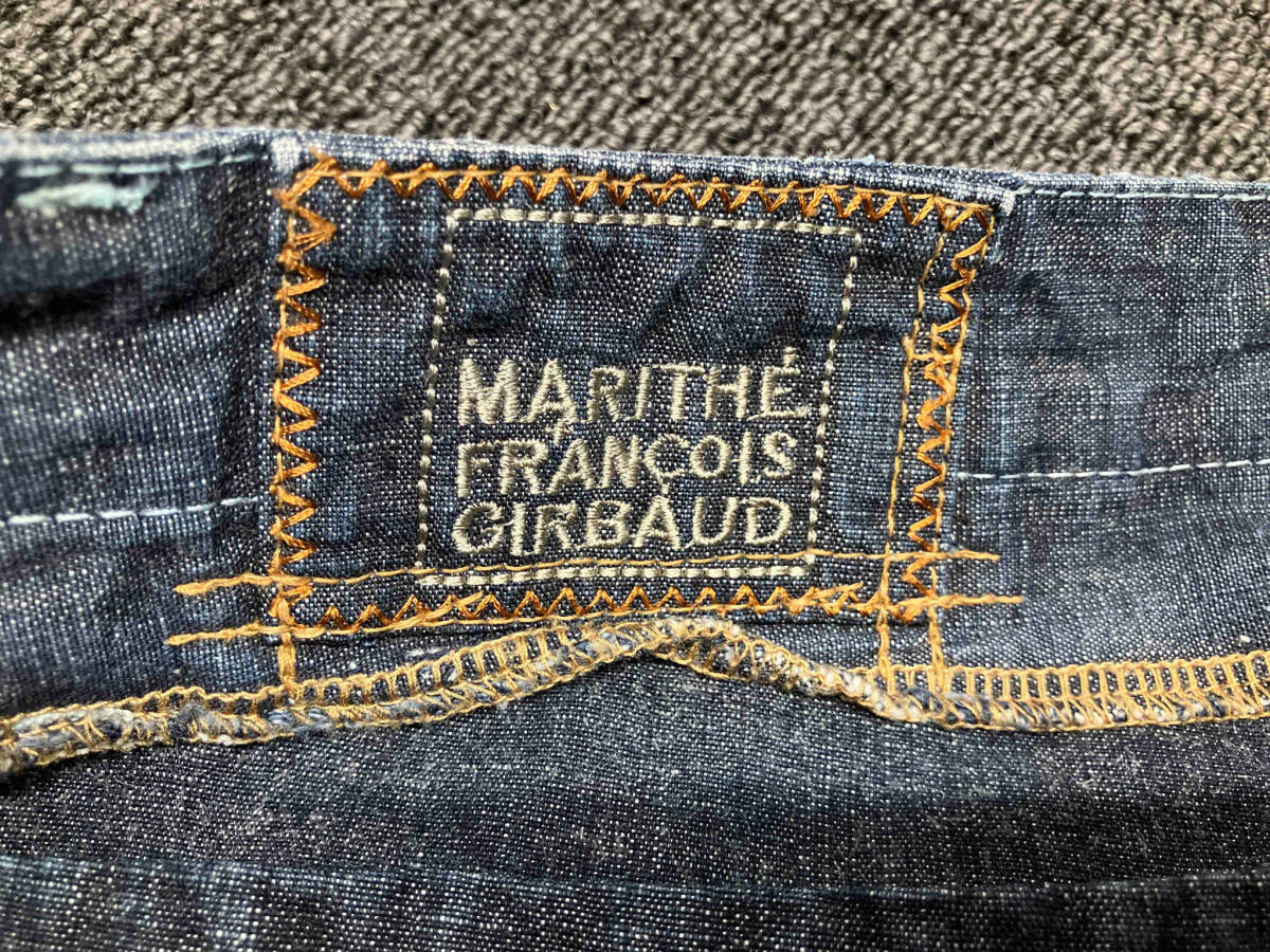 MARITHE FRANCOIS GIRBAUD マリテフランソワジルボー デニムパンツ かぶせボタン ジーンズ サイズLの画像4