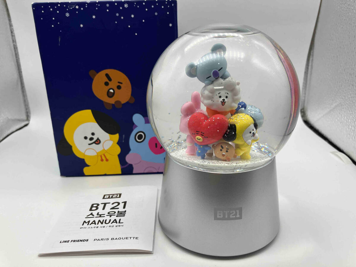 BT21 BTS ×PARIS BAGUETTE snow dome operation verification settled 