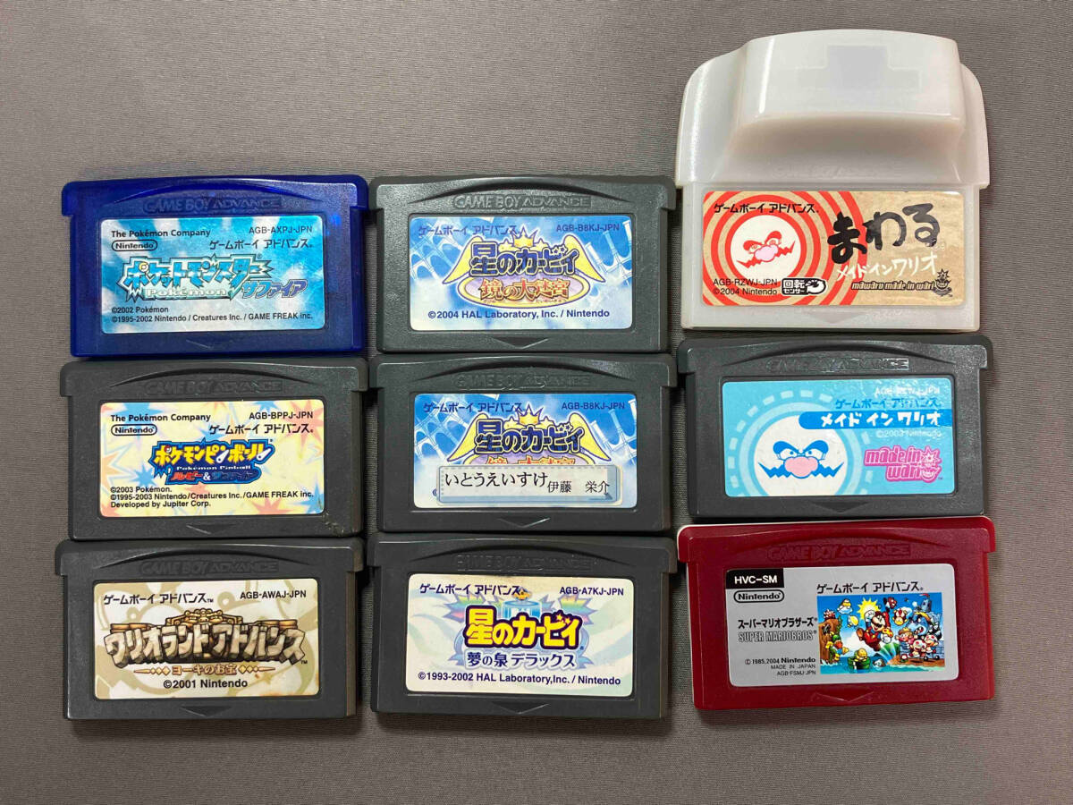 【ジャンク】 GBAソフト まとめ売り 40本セット ポケモン、マリオ、カービィ、パワプロ他の画像2