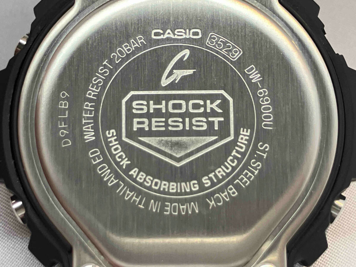 ジャンク 【1円スタート】CASIO カシオ G-SHOCK DW-6900U クォーツ 腕時計(ゆ23-04-13)の画像3