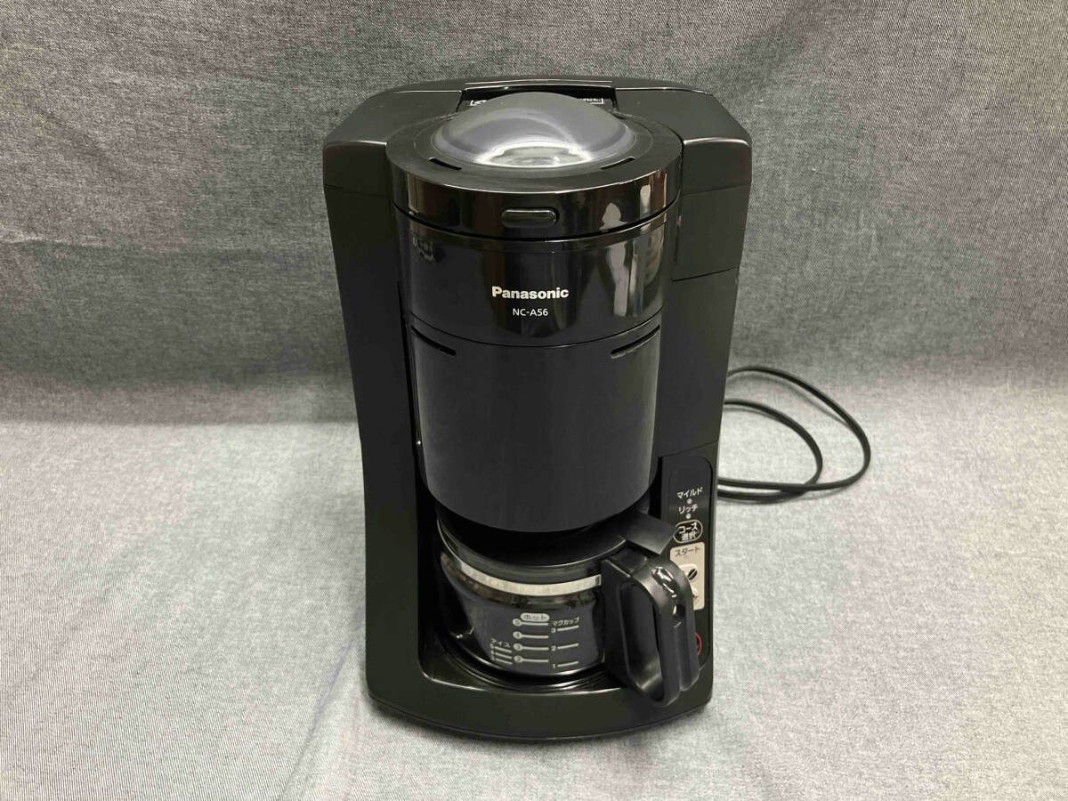 【現状品】Panasonic NC-A56-K (ブラック) コーヒーメーカー(▲ゆ23-06-11)_画像1