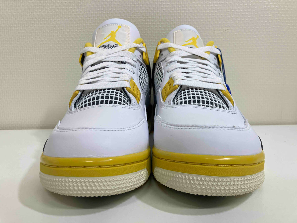 NIKE WMNS AIR JORDAN 4 RETRO VIVID SULFUR ナイキ ウィメンズ エアジョーダン 4 レトロ ヴィヴィッドサルファー AQ9129-101 サイズ28cmの画像5