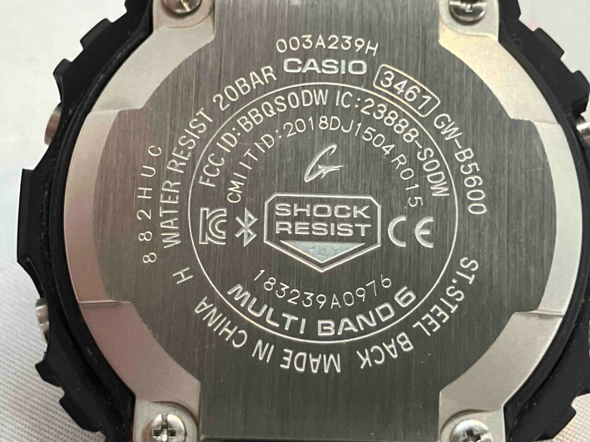 【1円スタート】CASIOカシオG-SHOCK GW-B5600 Bluetooth ソーラー 腕時計(ゆ23-04-19)の画像3