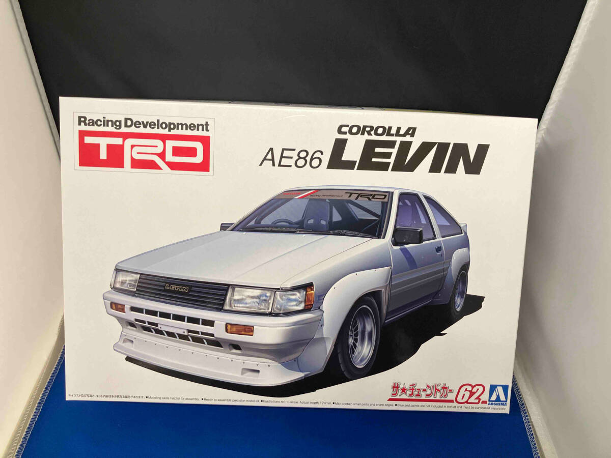 プラモデル アオシマ 1/24 トヨタ TRD AE86 カローラレビン N2 仕様 ‘83 ザ・チューンドカー No.62の画像1