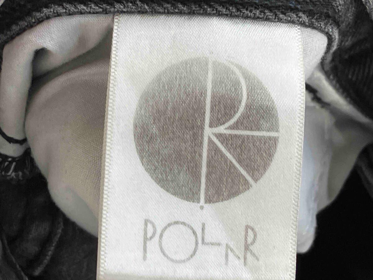 POLAR SKATE CO. ポーラースケートカンパニー Big Boy Jeans デニムパンツ M 黒 ブラック ポーランド製 綿 コットン 刺繍 メンズの画像4