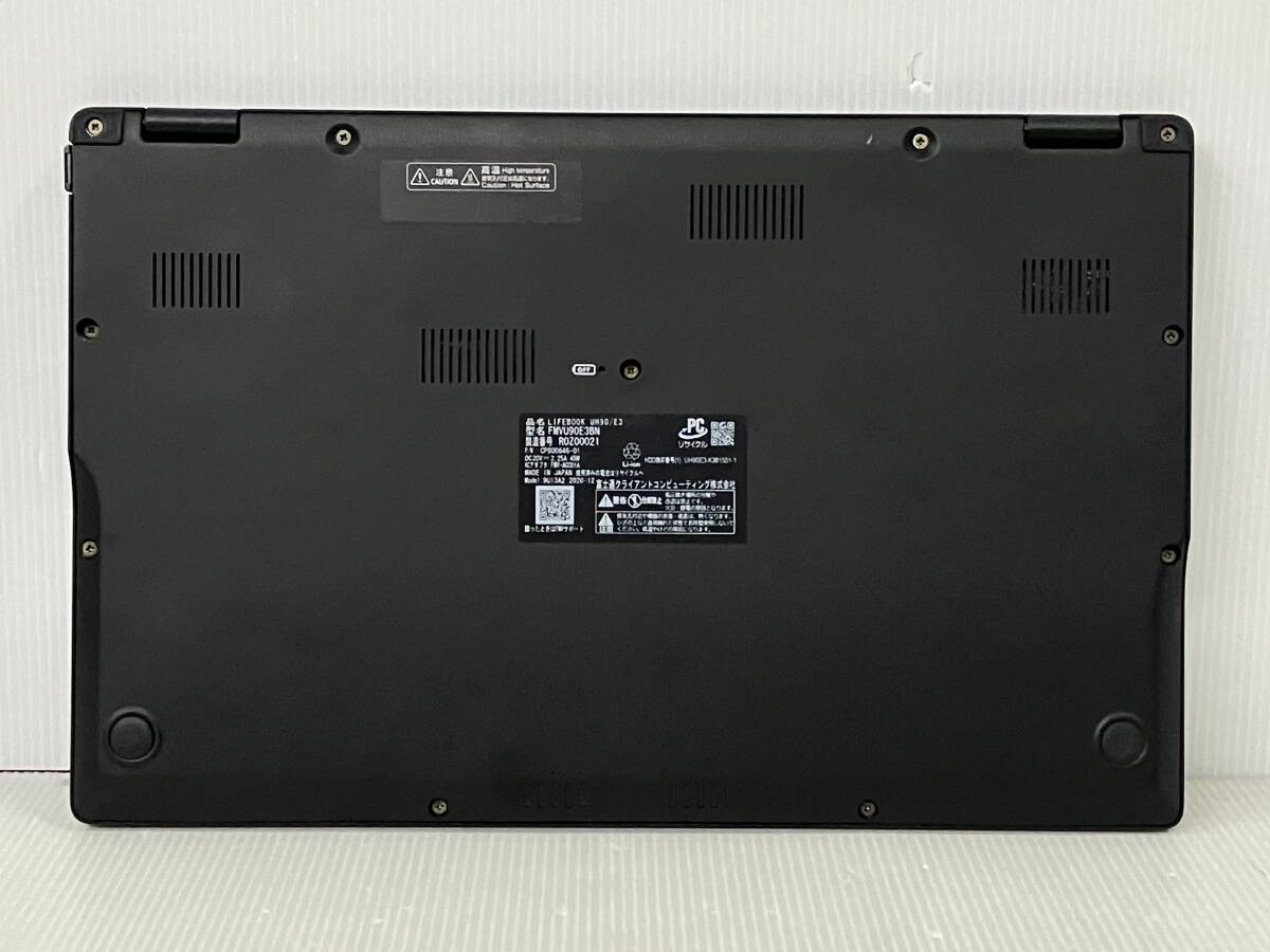 【説明書なし】 FUJITSU FMVU90E3 LIFEBOOK UH FMVU90E3 ノートPCの画像3