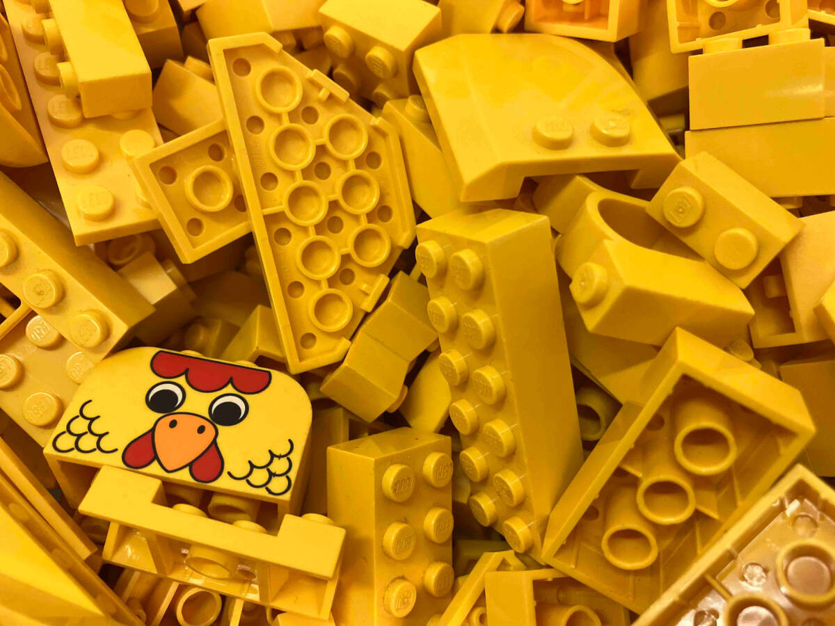 LEGO 色分けブロック バラ 【黄色/イエロー】3Kg以上 大量 まとめ売り パーツ プレート 基本ブロック 特殊ブロック 部品取りの画像8