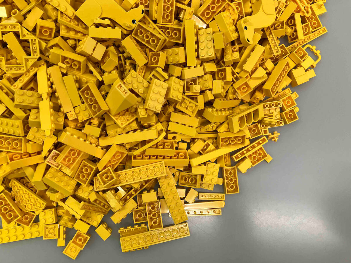 LEGO 色分けブロック バラ 【黄色/イエロー】3Kg以上 大量 まとめ売り パーツ プレート 基本ブロック 特殊ブロック 部品取りの画像5