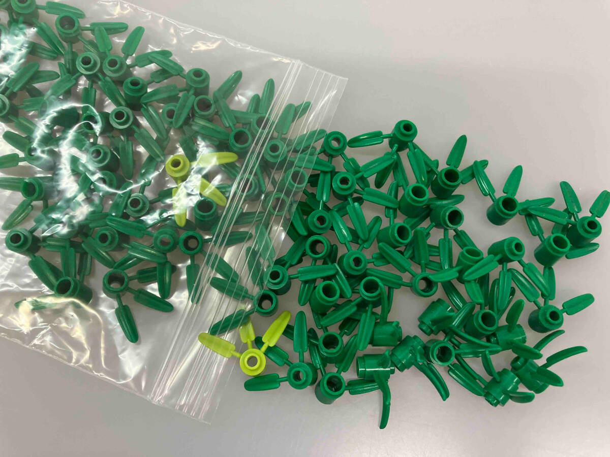 LEGOレゴ 植物パーツ 100g ソードリーブス 海草 竹 葉っぱ 緑色の画像6