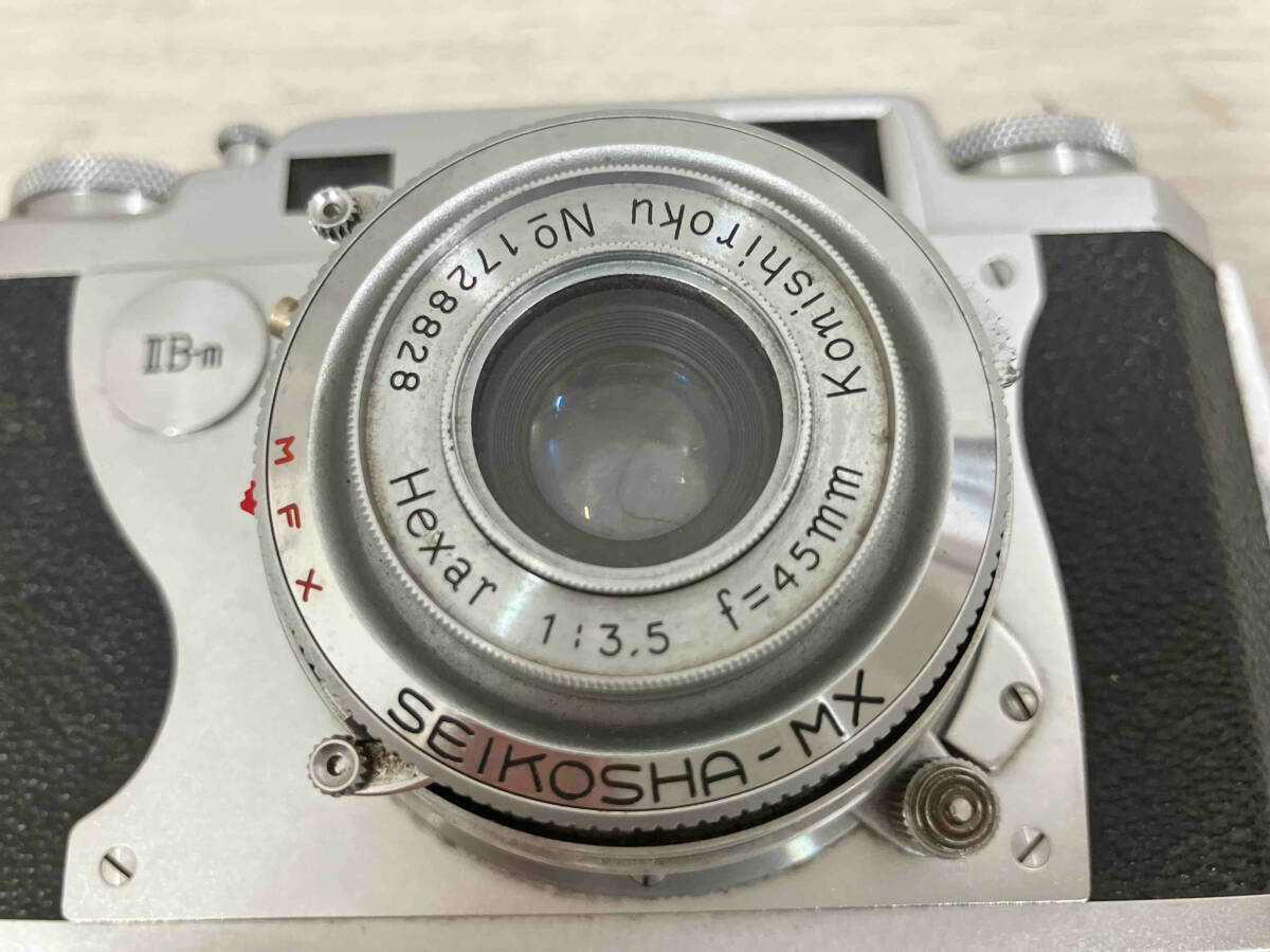 ジャンク KONICA II B コニカ フィルムカメラ KONISHIRO HEXAR レトロ_画像6