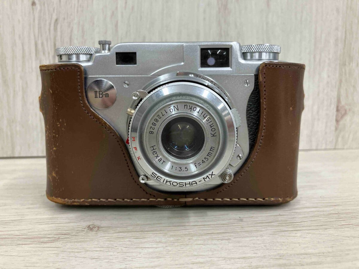 ジャンク KONICA II B コニカ フィルムカメラ KONISHIRO HEXAR レトロ_画像7