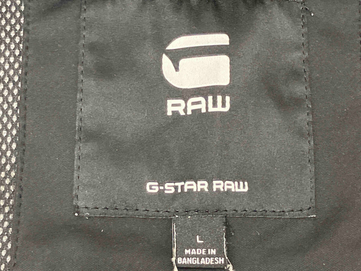 G-STAR RAW ジースターロー BATT HDD SOFTSHELL フルジップフーディジャケット メンズ L ブラック_画像3