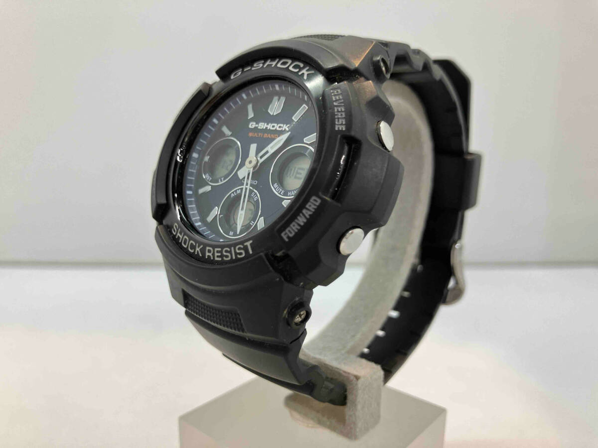 【1円スタート】CASIO カシオ G-SHOCK AWG-M100SB ソーラー 腕時計(ゆ24-04-09)の画像2