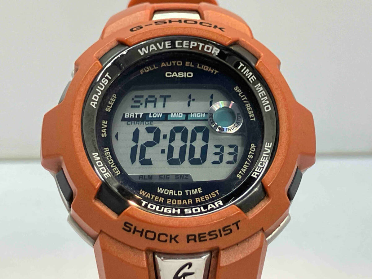 ジャンク 【1円スタート】【ニ次電池切れ】CASIO カシオ G-SHOCK ウェーブセプター GW-900BJ ソーラー 腕時計(ゆ24-04-13)の画像1
