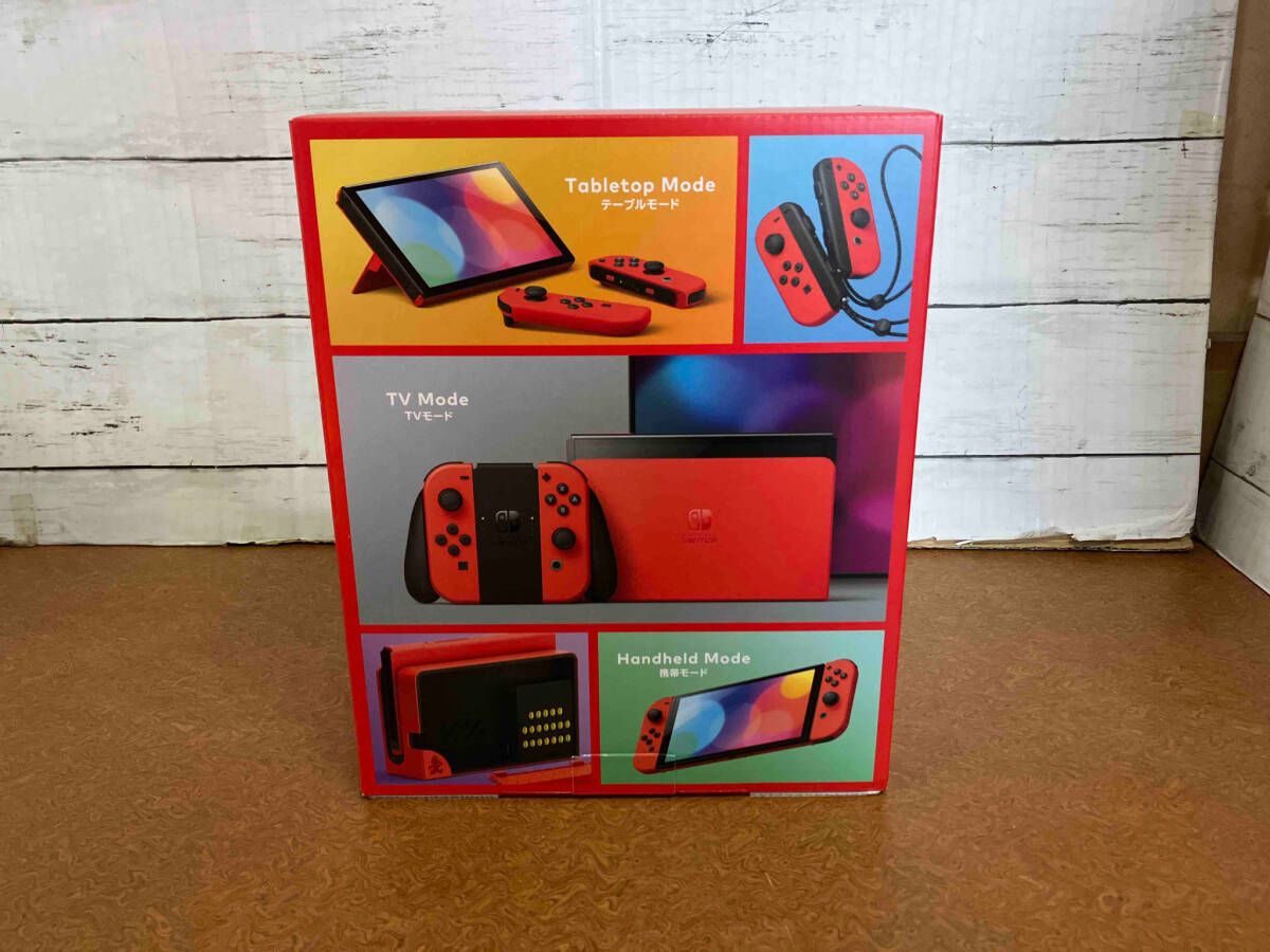 未使用品 Nintendo Switch(有機ELモデル) マリオレッド(HEGSRAAAA)_画像2