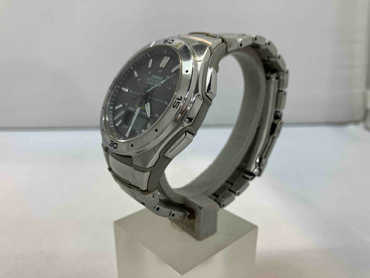 【1円スタート】CASIO カシオ ウェーブセプター WVA-470 ソーラー 腕時計(ゆ24-04-22)の画像2