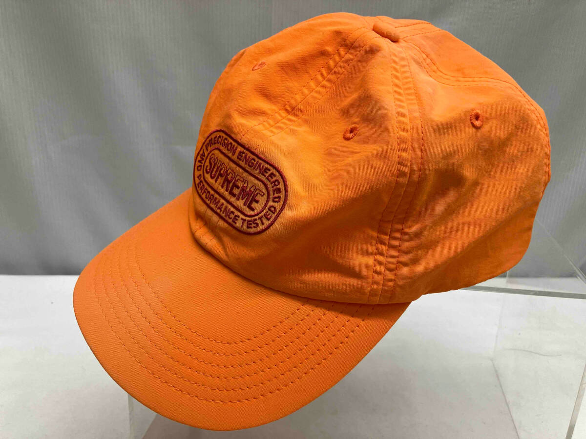 supreme シュプリーム キャップ オレンジ メンズ ロゴの画像1