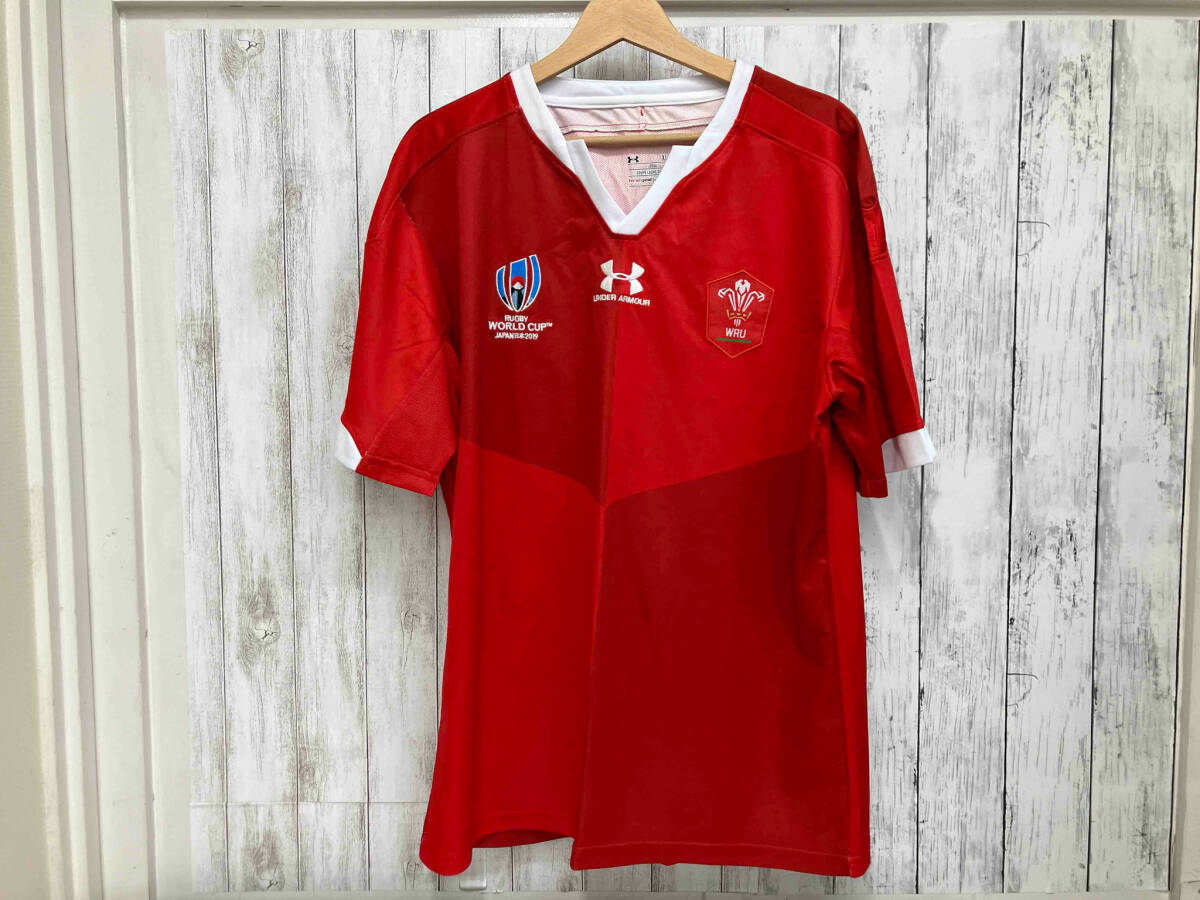 UNDER ARMOUR/2019年/ラグビーワールドカップ ウェールズ代表 XL 半袖Tシャツ_画像1