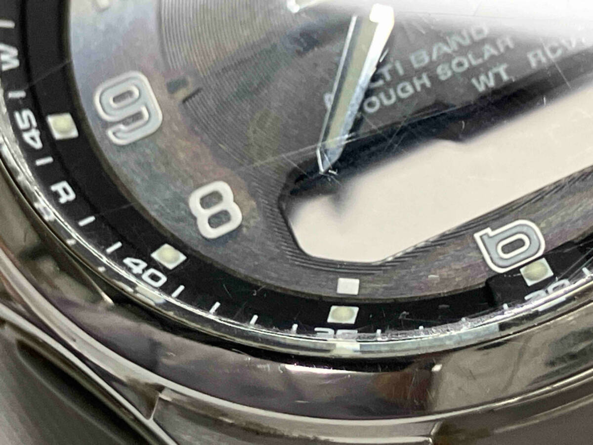 ジャンク 【1円スタート】【ニ次電池切れ】CASIO カシオ ウェーブセプター WVA-M600 ソーラー 腕時計(ゆ25-04-01)の画像8