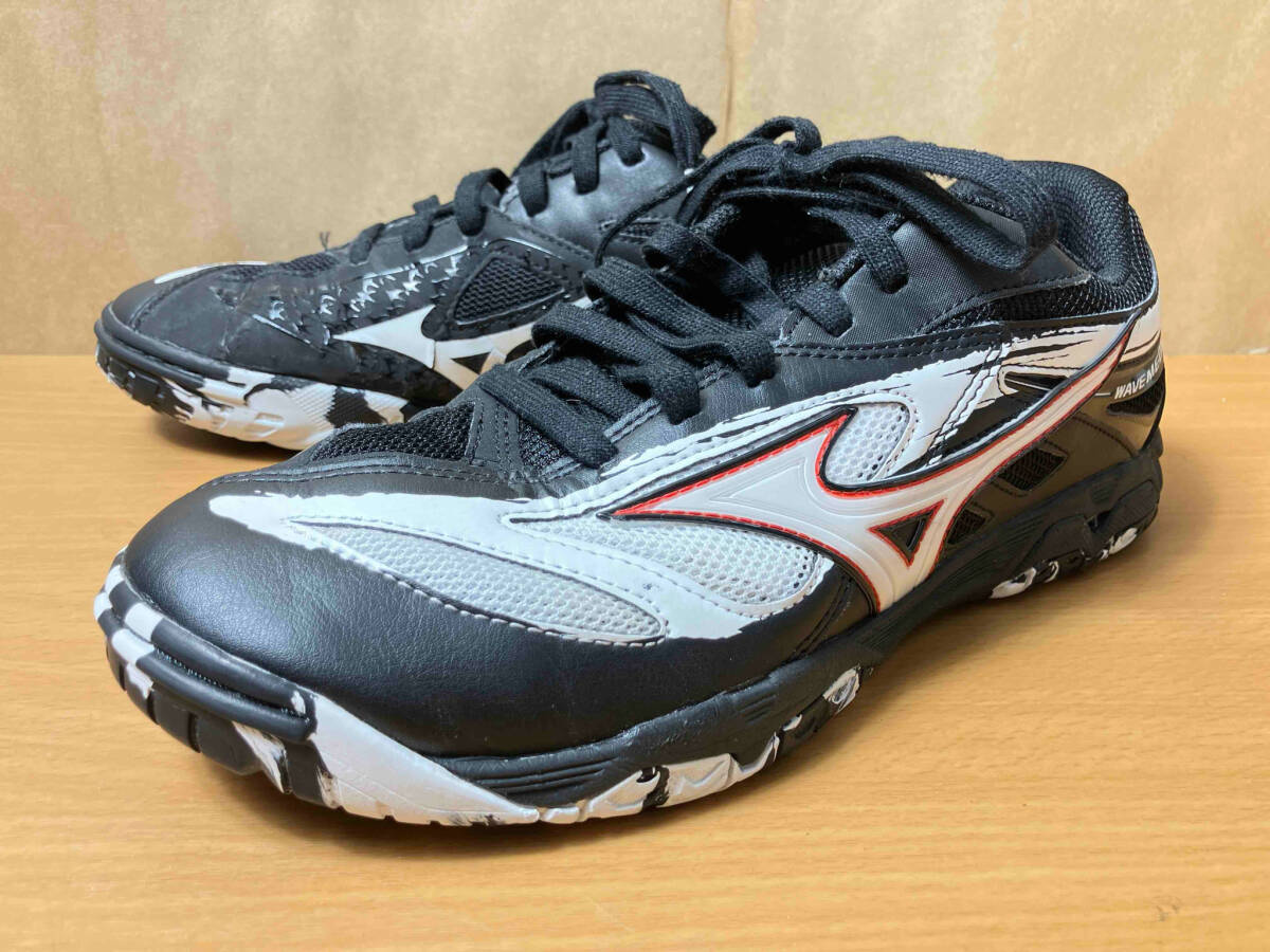 2024年冬【法人向けお歳暮】 ミズノ MIZUNO 卓球シューズ ブラック 26.0cm 81GA191519 ウエーブメダル6 シューズ