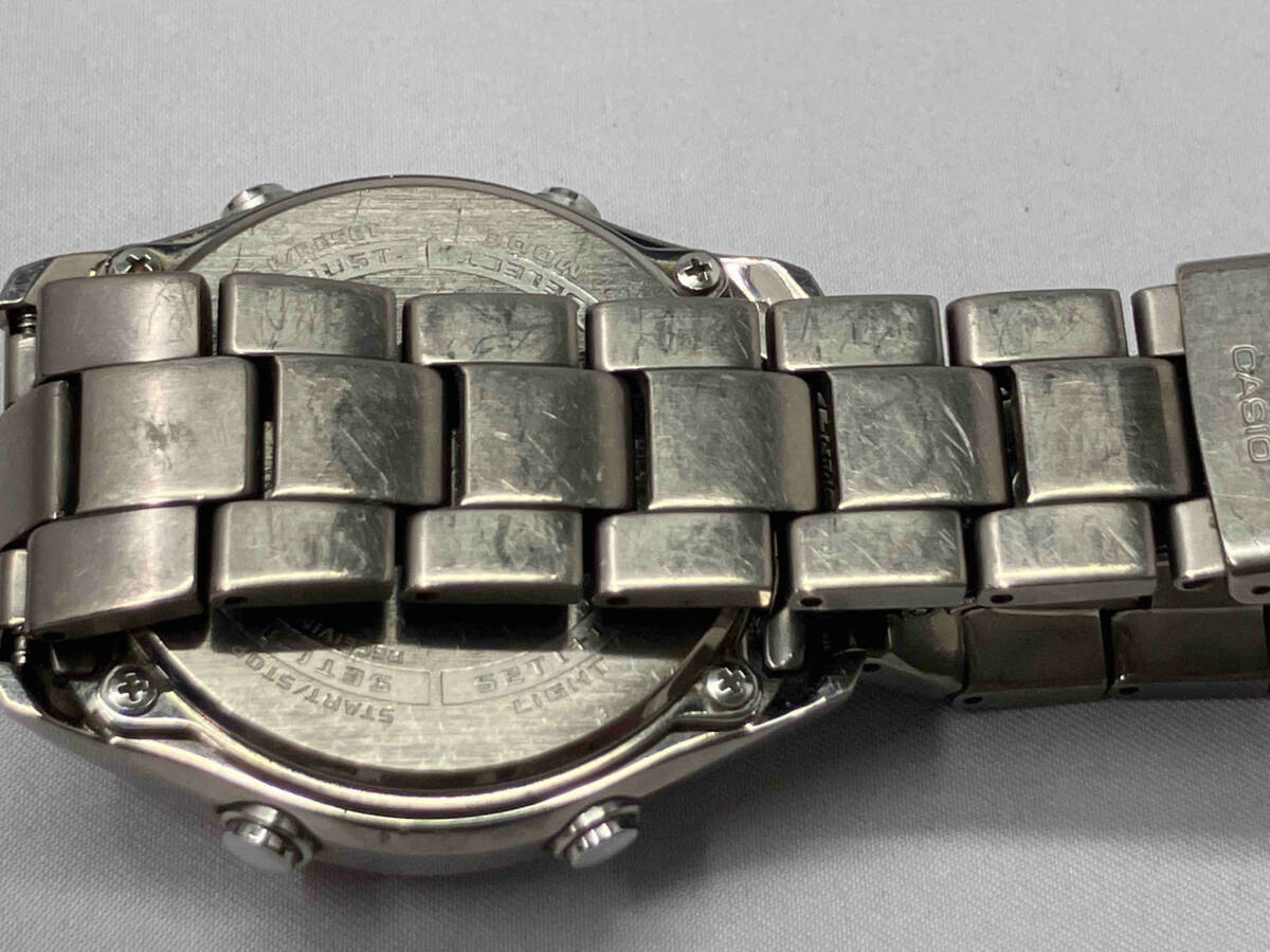 【1円スタート】CASIO カシオ ウェーブセプター WVQ-500TDJ ソーラー 腕時計(ゆ25-04-07)の画像7