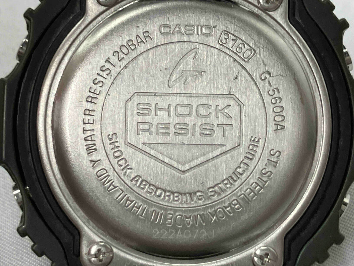 【1円スタート】CASIO カシオ G-SHOCK G-5600A ソーラー 腕時計(ゆ25-04-13)の画像3