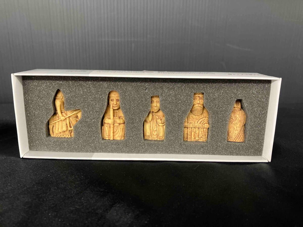 海洋堂レプリカ ルイス島のチェス THE LEWIS CHESSMEN チェス駒 大英博物館展の画像4