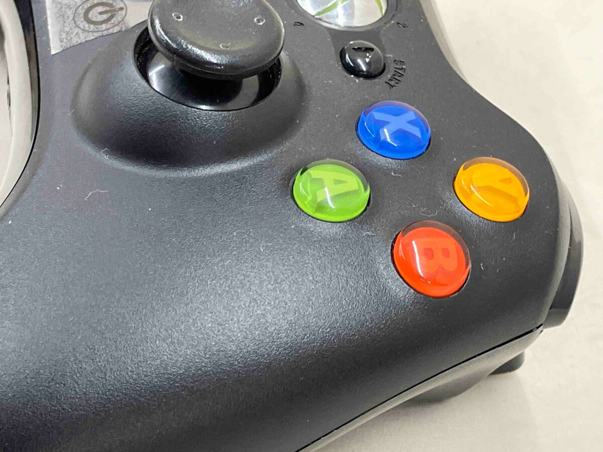 ジャンク 動作未確認 Xbox360 ワイヤレスコントローラー:ブラック_画像8