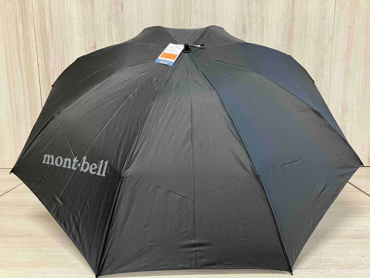 チャコールグレー【美品ダグ付き】mont-bell モンベル トレッキングアンブレラ 折りたたみ傘 150g 親骨の長さ55cmの画像2