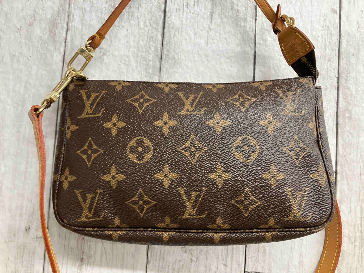 LOUIS VUITTON／ルイヴィトン モノグラム ポシェットアクセソワール／ バッグ ショルダーストラップ付の画像2