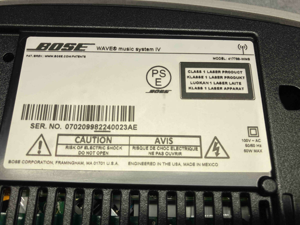 BOSE WAVE music system4 CDプレイヤー(ゆ26-06-12)の画像4