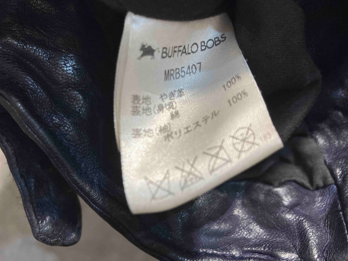 BUFFALO BOBS double riders jacket ダブル ライダース ジャケット ネイビー系 SIZE 1 バッファローボブズの画像4