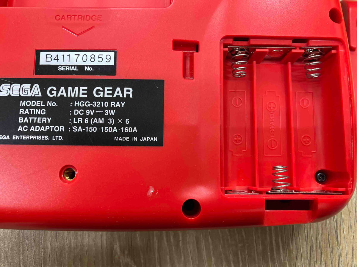 ジャンク SEGA GAME GEAR HGG-3210 RAY マジックナイトレイアースモデルの画像5