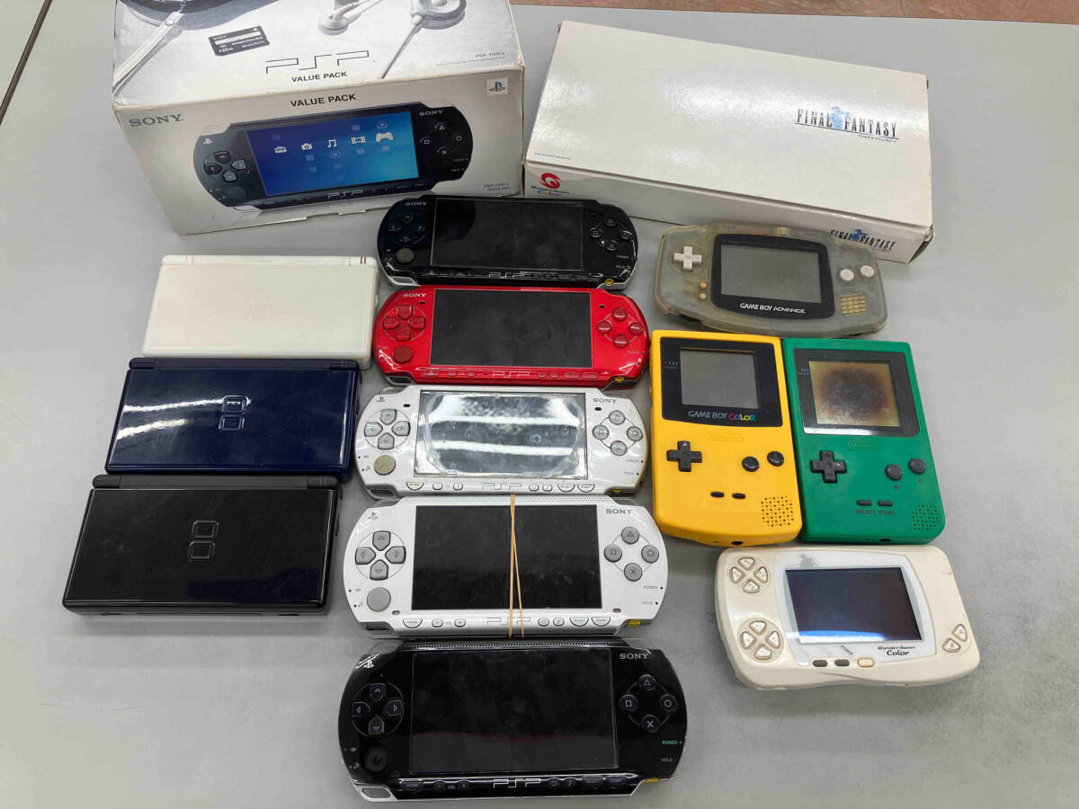 ジャンク 【1円スタート】携帯ゲーム機まとめ売り PSP DS ゲームボーイ ワンダースワンなどの画像1