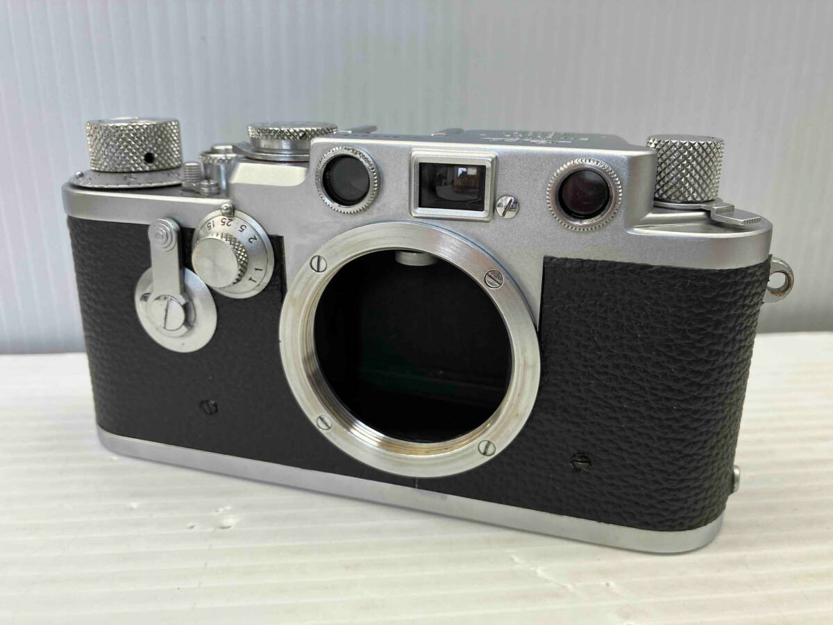 ジャンク 1円スタート！ Leica Ⅲf 3f バルナック レンジファインダー 純正ケース付属