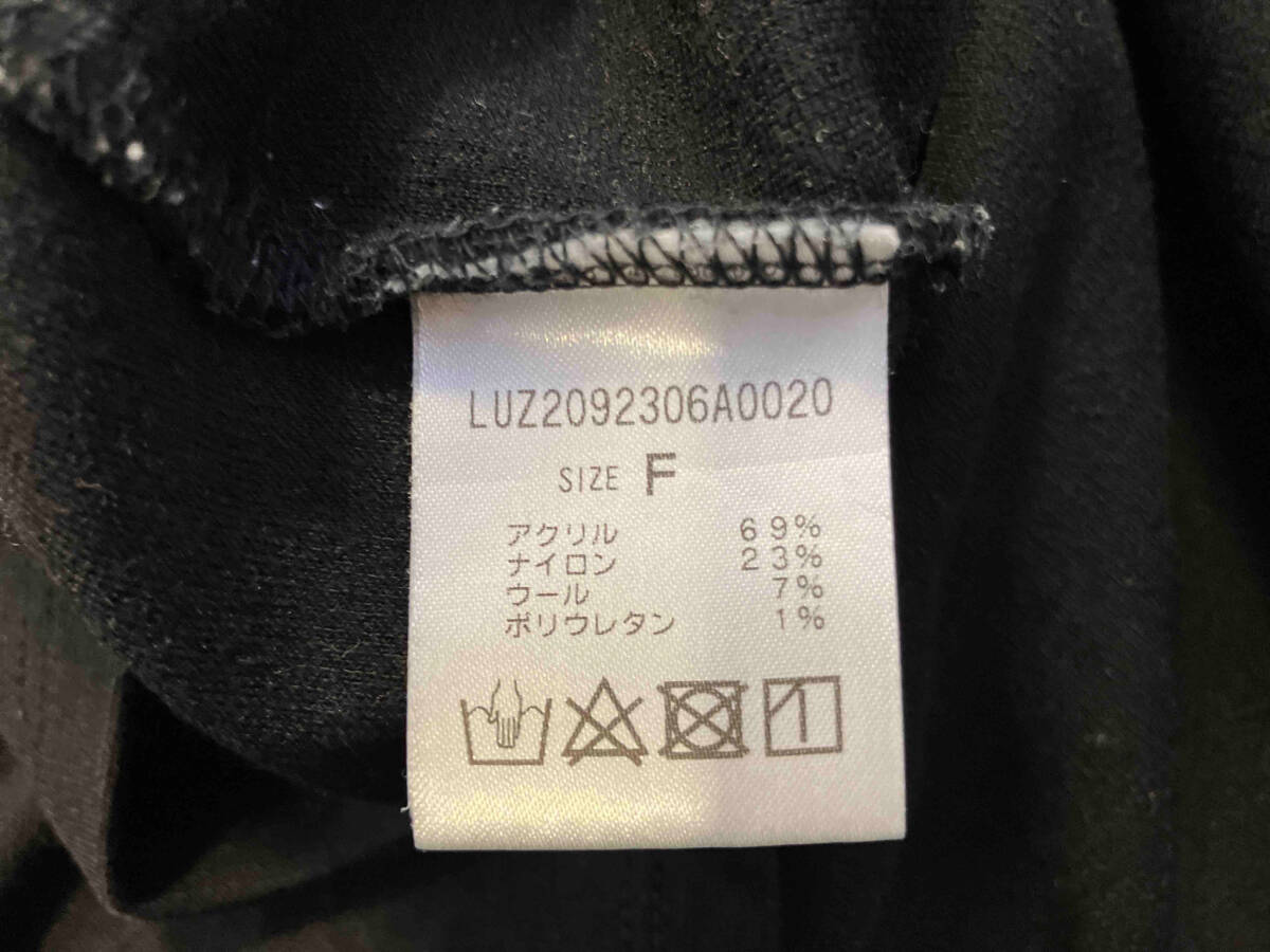 luis ルイス ブラック luz2092306a0020 長袖Tシャツ 日本製 サイズF_画像4