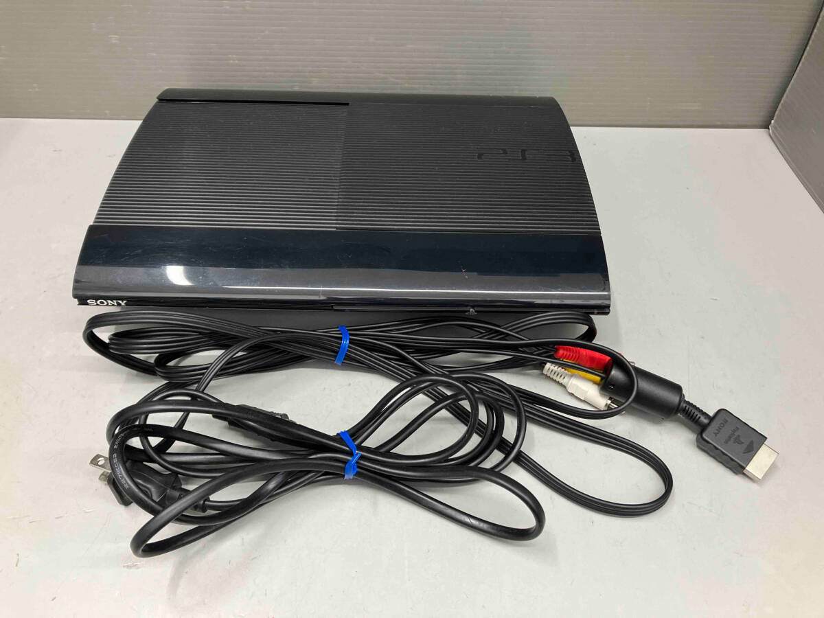 SONY PS3 body CECH-4000B charcoal * black operation verification ending AV cable power supply cable attached PlayStation3 thin type 