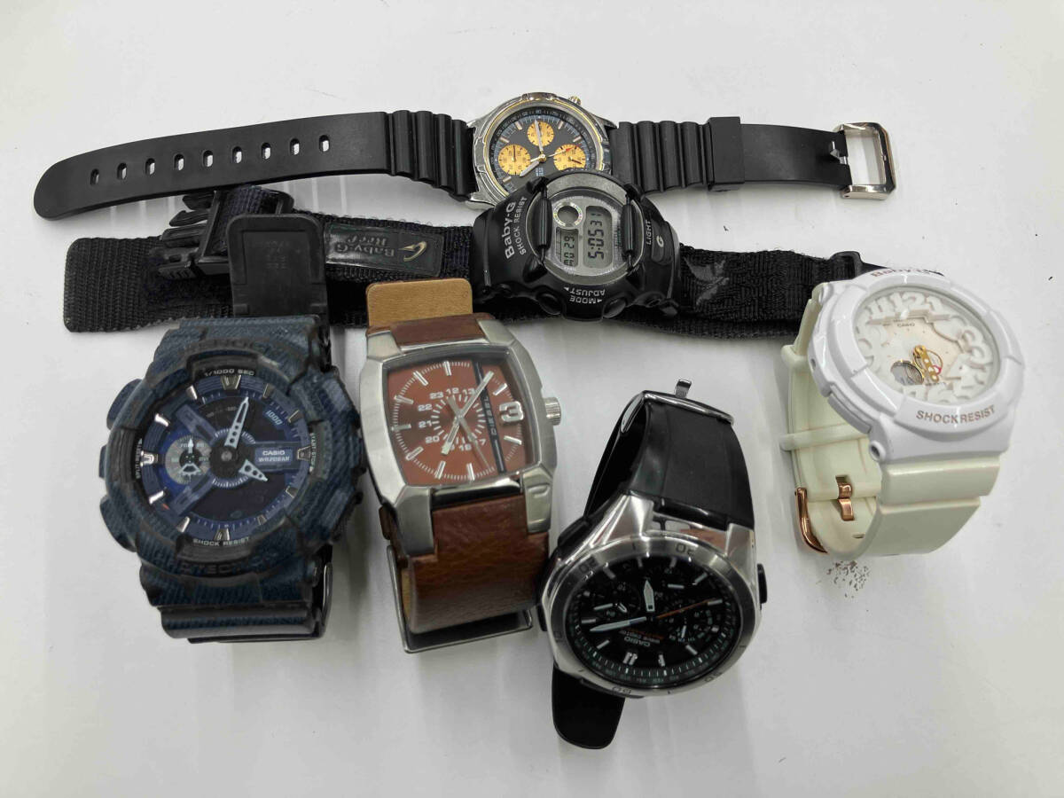 ジャンク 腕時計 CASIO,SEIKO,DIESEL,スマートウォッチ その他 57点（腕時計本体55,充電器1,バンド1） まとめ売りの画像7