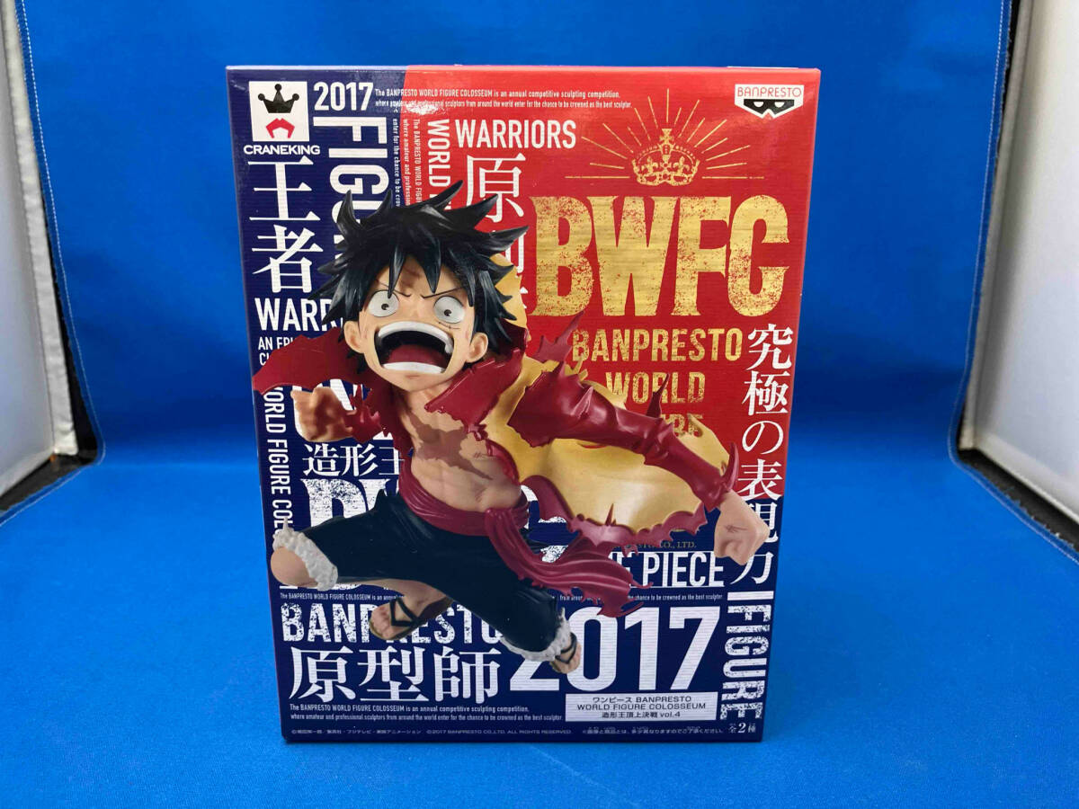 バンプレスト モンキー・D・ルフィ A(フルカラー) ワンピース BANPRESTO WORLD FIGURE COLOSSEUM 造形王頂上決戦 vol.4 ワンピース_画像1