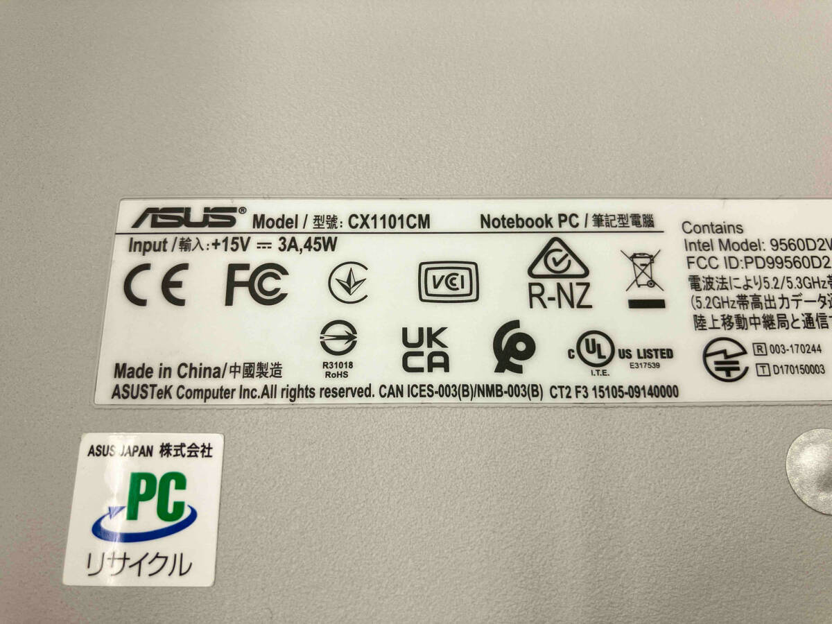 ASUS Chromebook CX1 CX1101CMA-GJ0019 ノートPC(30-06-04)_画像5