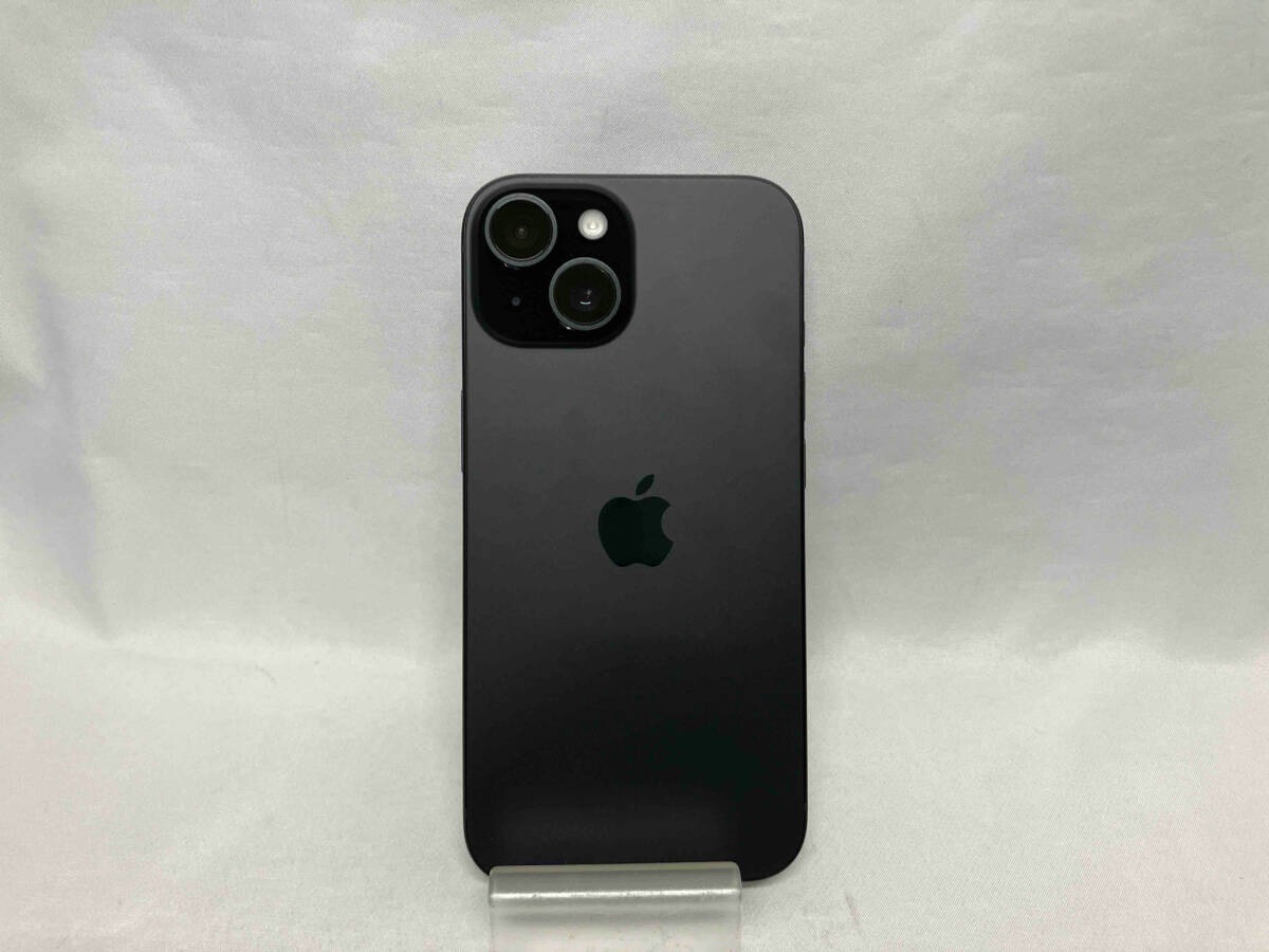 美品 MTMH3J/A iPhone 15 128GB ブラック SIMフリー バッテリ100%_画像5