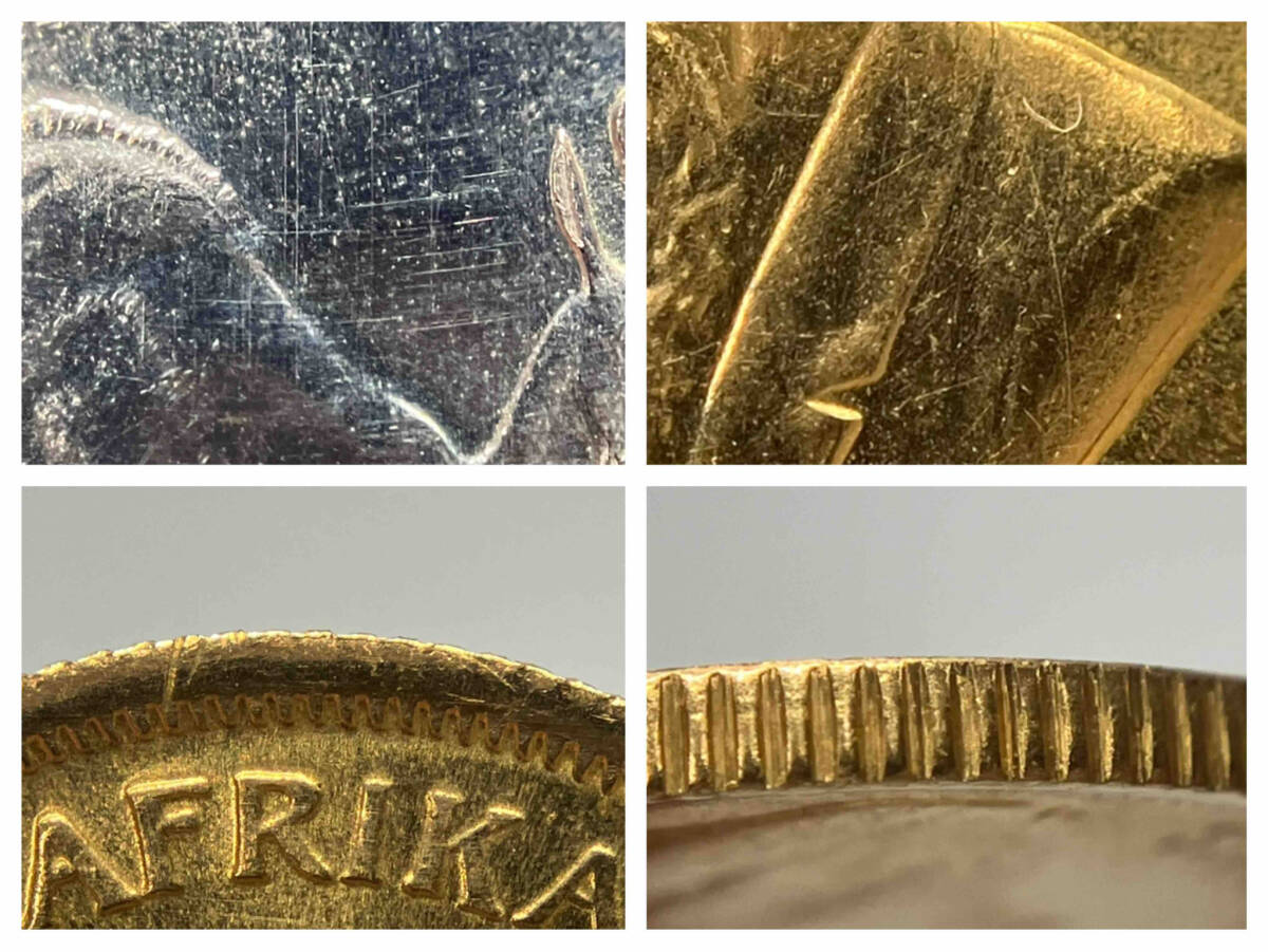クルーガーランド金貨 K22 コイン 3.4g 1/10オンス 1980年製の画像7