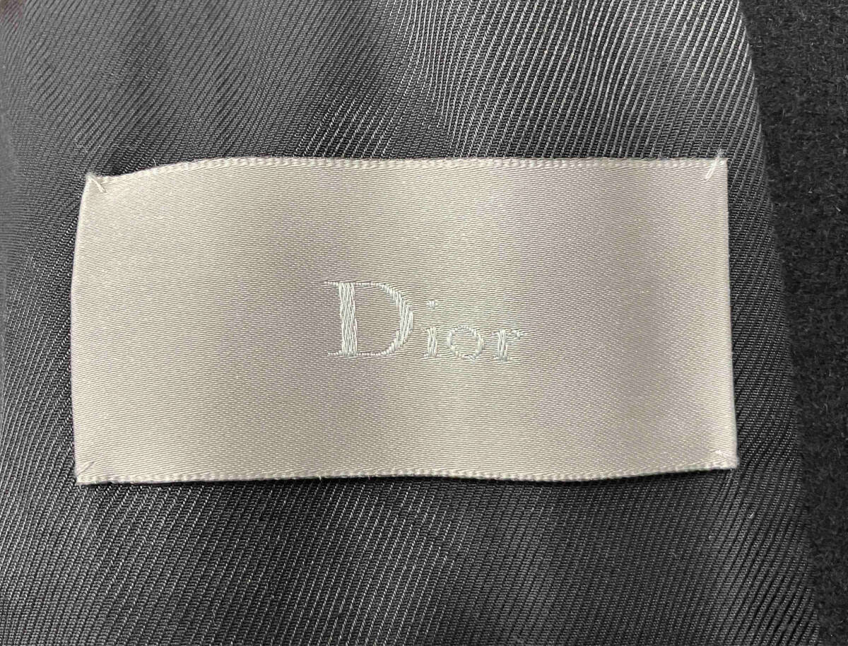 ★DIOR HOMME ディオールオム ウール カシミヤ混 Pコート メンズ 6HH1038404の画像9