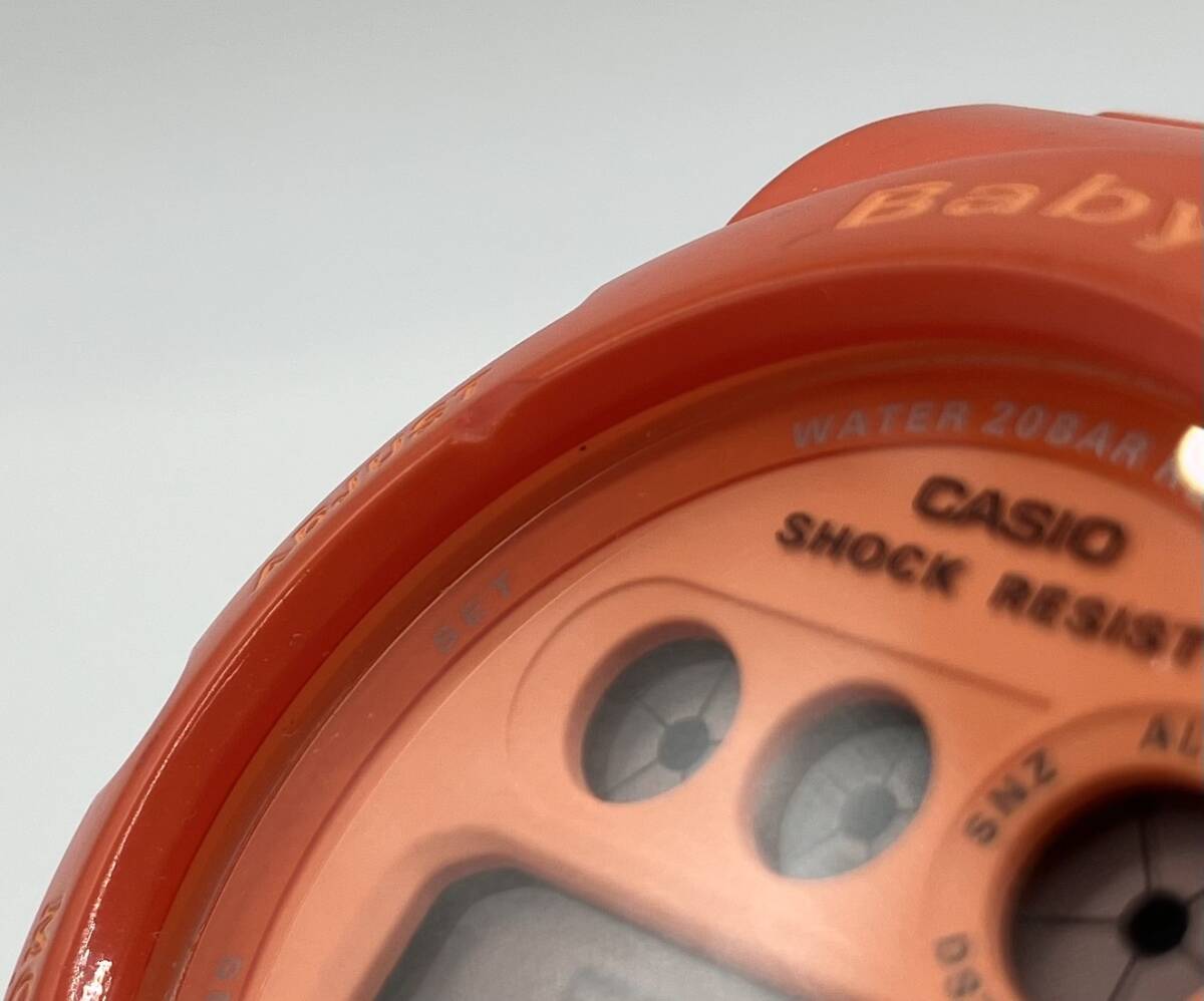 CASIO カシオ Baby-G BG-6902 クォーツ デジタル オレンジ ラバーベルト 腕時計 本体のみ_画像7