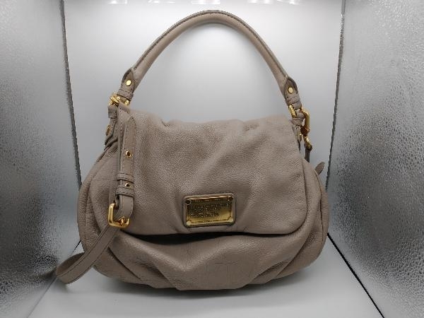 MARC BY MARC JACOBS マーク バイ マーク ジェイコブス ハンドバッグ 2way ショルダーバッグ/ グレージュ_画像1