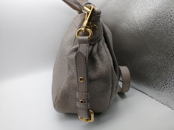 MARC BY MARC JACOBS マーク バイ マーク ジェイコブス ハンドバッグ 2way ショルダーバッグ/ グレージュ_画像5