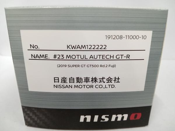 EBBRO エブロ 1/43 Nissan 日産 モチュール オーテック GT-R スーパーGT500 2019 Rd.2 富士 #23 ポールポジション KWAM122222の画像8